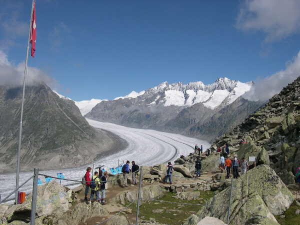 The Aletch glacier