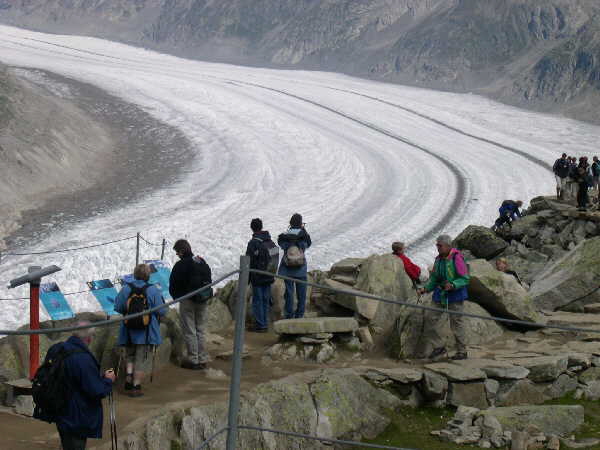The Aletch glacier