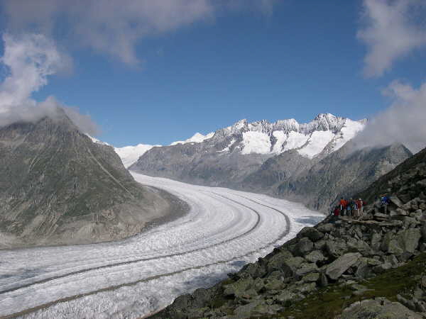 The Aletch glacier