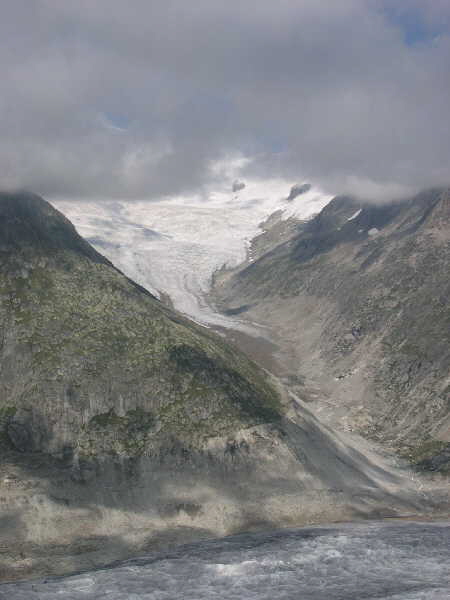 Across the Aletch glacier