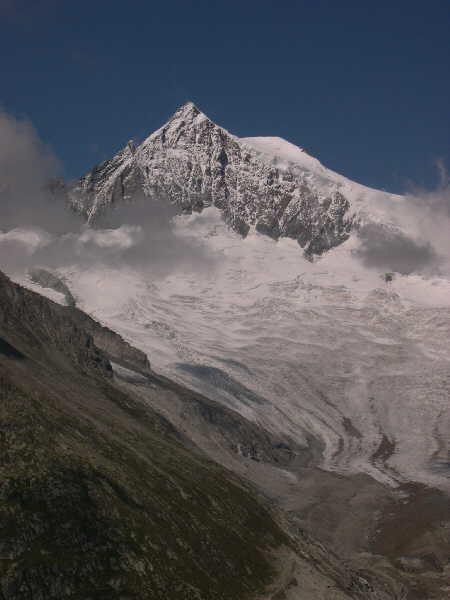 Across the Aletch glacier