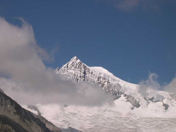 Across the Aletch glacier