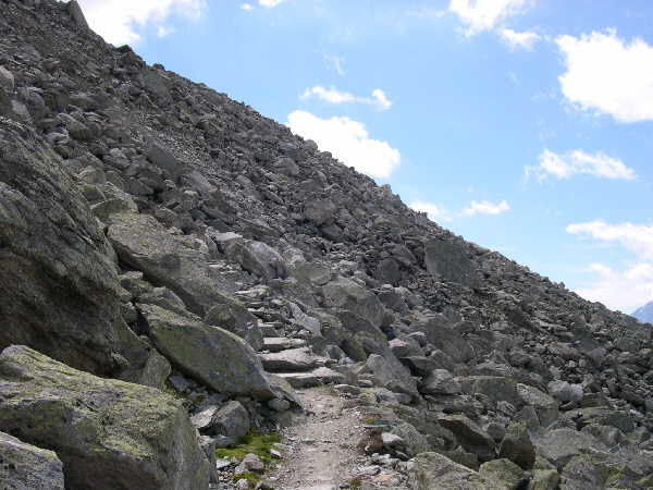 That was part of the path we had just walked down!