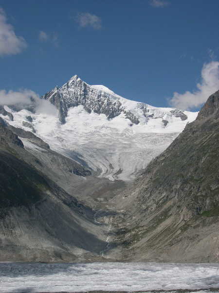 View across the Aletch glacier