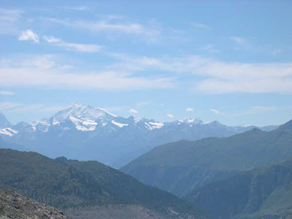 Mountains from the Aletch glacier