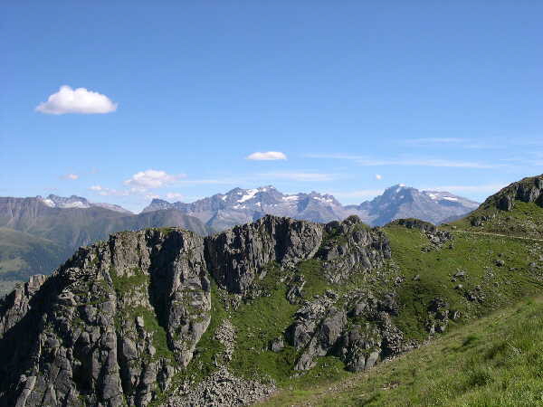 View from the end of the Talligrat tunnel