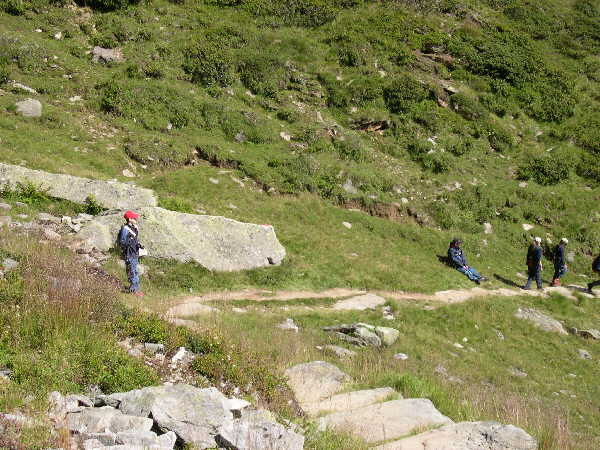 Hard work going down hill!