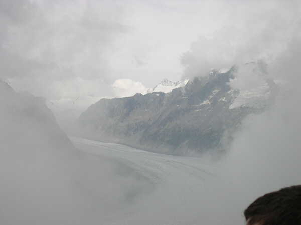 Another view of the Aletsch glacier from Bettmerhorn